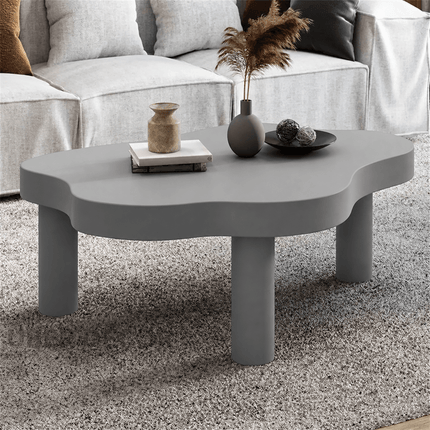 Tocantins Cloud Coffee Table Organic Nordic Design Solid Wood Rounded Legs Minimalist Centerpiece for Modern Living Spaces