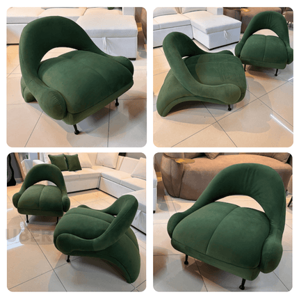 Amaera Luxe Accent Chair – Modern Luxury Unique Chair for Bedroom or Living Room