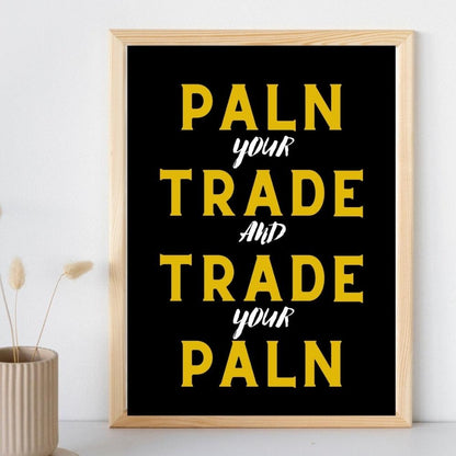 Strategic Trade Planner Wall Art