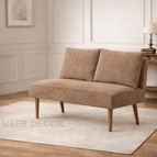 Fawn Brown Fuzzy Boucle
