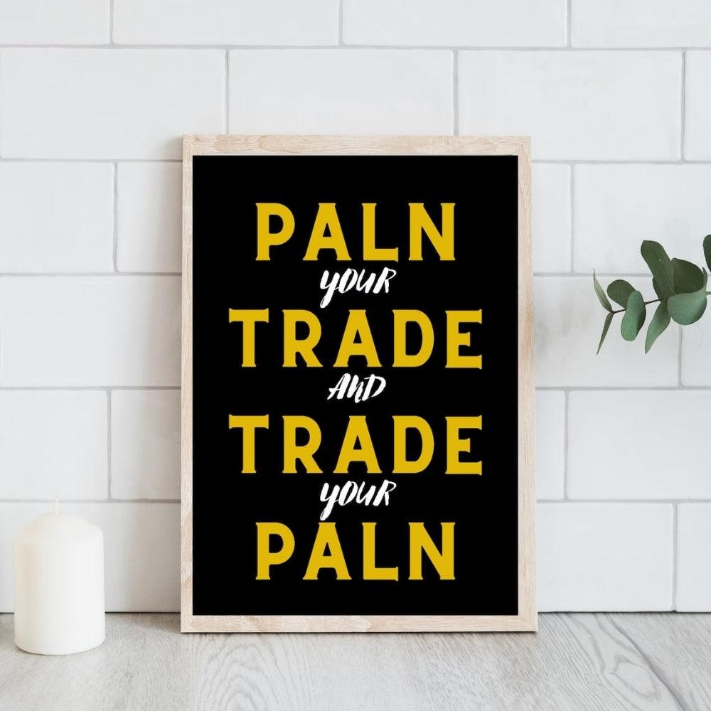 Strategic Trade Planner Wall Art