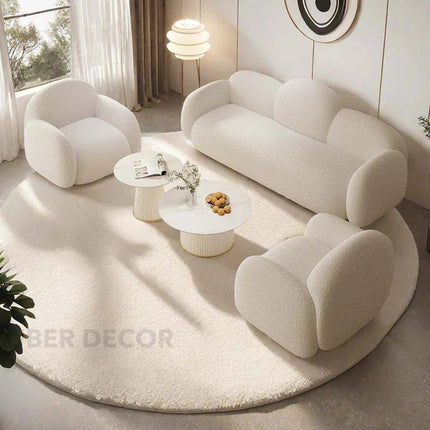 Melbourne Sculptural Sofa Modern Organic Luxury Couch for Living Room