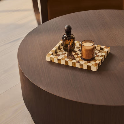Menderes Coffee Table Modern Contemporary Mediterranean Inspired Designer Center Table Custom Finish Minimal Statement Table for Open Concept Space
