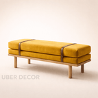 Saffron Gold Suede Velvet