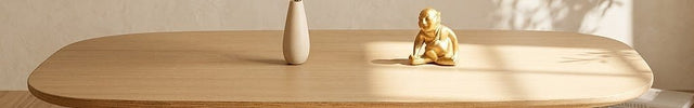 Thames Nova Nordic Minimalist Coffee Table with Solid Wooden Top and Wooden Legs for Luxury Modern Decor or Living Room