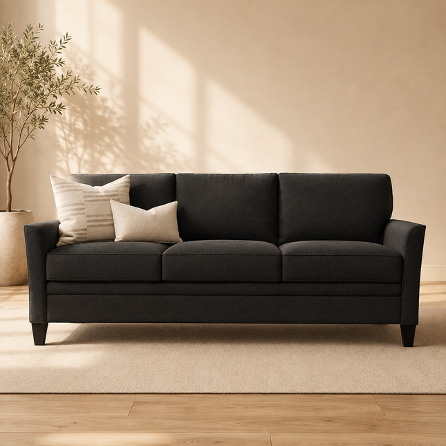 Sydney 81" Sofa- 3 Seat Classic Comfortable Modern Sofa in Customisable Fabric for Living Room