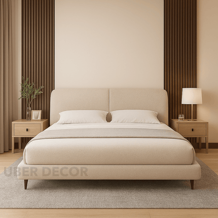Snooze Line Contemporary Curved Bed – Bedroom Simplicity Reimagined
