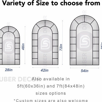 LucentArc- Arched Grid Shaped Full Length Metal Framed Large Size Mirror for Bedroom or Living Room Foyer