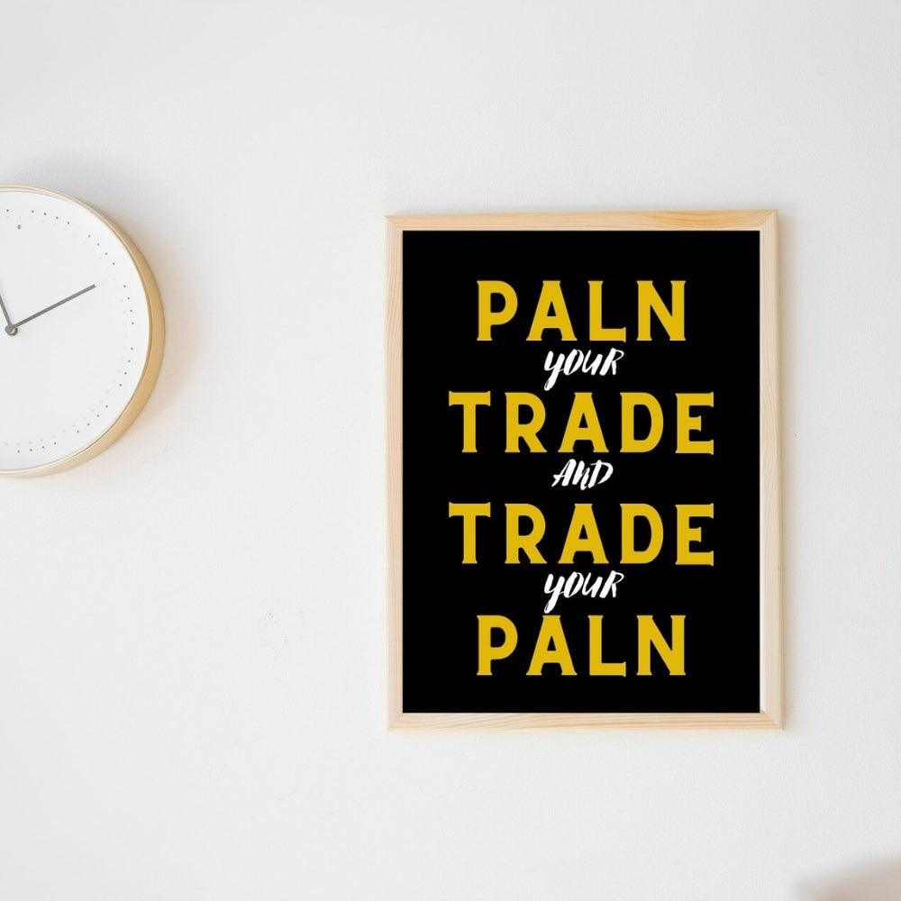 Strategic Trade Planner Wall Art