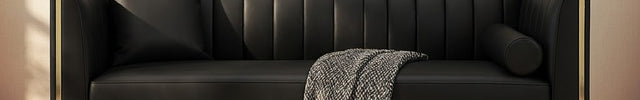 Jakarta 78" Sofa- 3 Seater Modern Tufted Couch with Golden Legs & Armrests for Home or Office