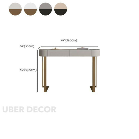 Serenno Luxe Console Table – Nordic Modern Storage Console with Marble Top for Elegant Hallways & Living Spaces - Uber Decor