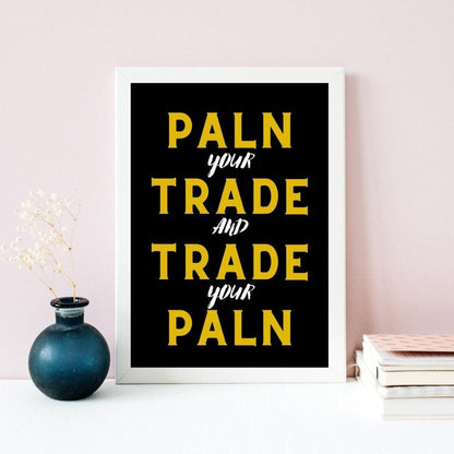 Strategic Trade Planner Wall Art