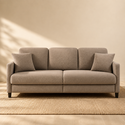 Verona 83" Sofa- Simple Elegant Comfy Couch for Living Room or Guest Room Bedroom or Office