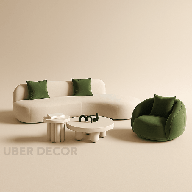 Graz European Lazy Sofa – Luxury Nordic Designer Multifunctional Couch for Adults in Modern Apartments