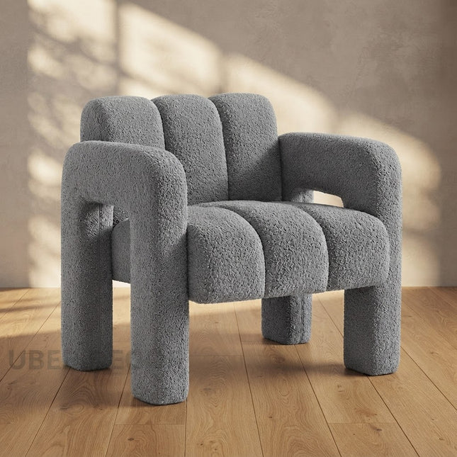 Avira Regal Bedroom Accent Chair – Ready to Ship Comfy Reading Nook Chair for Home
