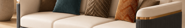 Nicosia Luxury Modern Art Deco Sofa with Fluted Base Design Customisable Designer Couch for Executive Interiors