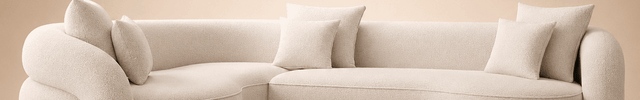 Lubeck Sculptural Sectional Sofa with Organic Silhouette Customisable Luxury Corner Couch for Elegant Contemporary Interiors