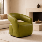 Olive Green Leatherette