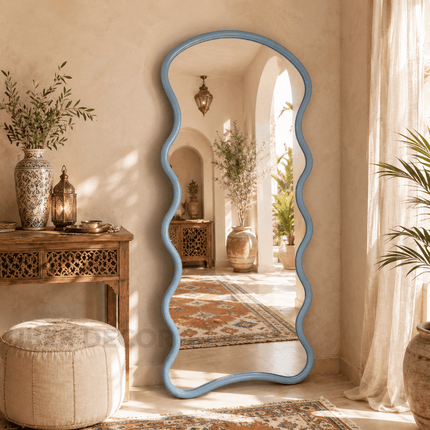 Medina Moroccan Full Length Floor Mirror – Bohemian Style Mirror for Bedroom