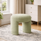 Sage Green Fuzzy Boucle