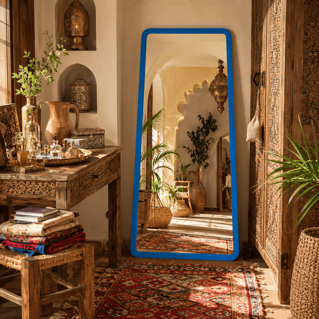 Lamia Modern Full Length Moroccan Floor Mirror – Leaner for Dressing Room
