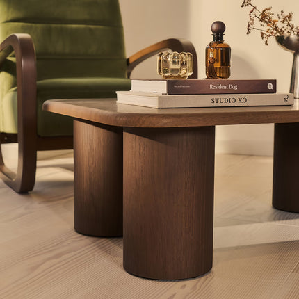 Sobat Coffee Table Modern Organic Contemporary Nordic Inspired Designer Center Table Custom Finish Multi Leg Statement Table for Creative Living Space