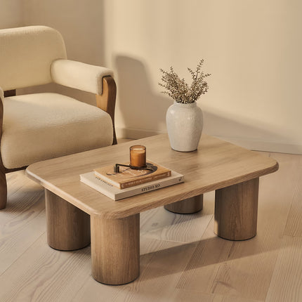 Sobat Coffee Table Modern Organic Contemporary Nordic Inspired Designer Center Table Custom Finish Multi Leg Statement Table for Creative Living Space