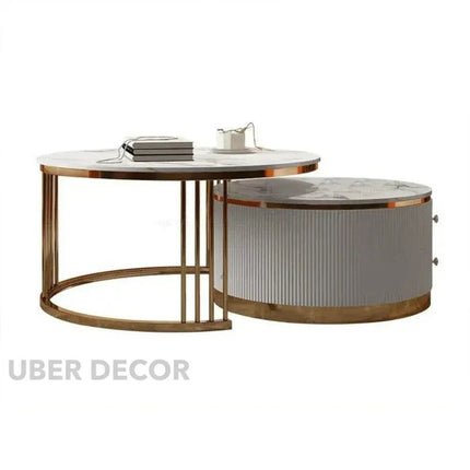 Auralis Ring – Luxury TV Cabinet, European Inspired Fluted Console