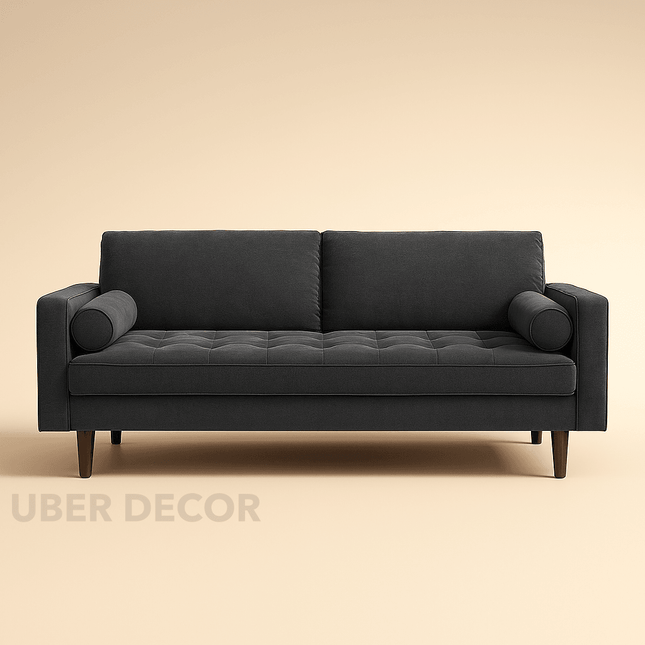 VeloriBridge Modern 2-Seater Loveseat Sofa – Contemporary Luxury Couch for Living & Guest Rooms