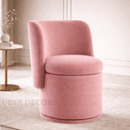 Baby Pink Suede Velvet