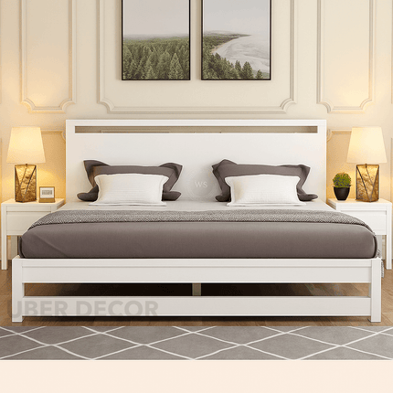 MapleLine Contemporary Solid Wood Platform Bed for Urban Homes