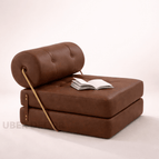 Mocha Brown Leatherette