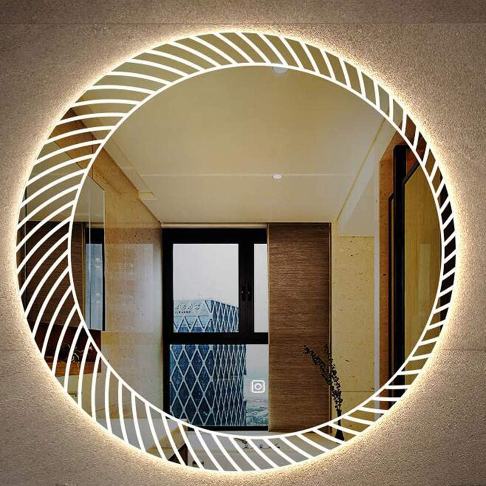 Sunburst Round LED Mirror