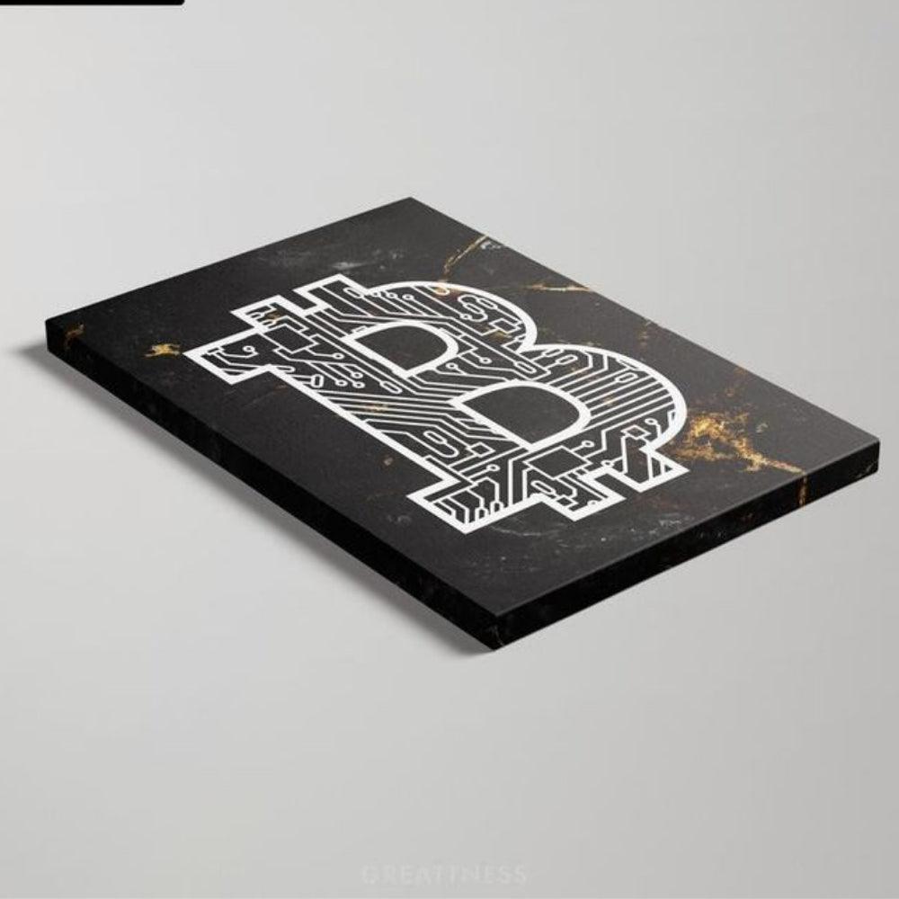 Bitcoin Crypto Elegance Wall Art