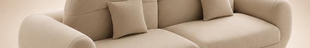 Bruges Luxury Modern Curved Sofa with Sculptural Rounded Design Customisable Designer Couch for Minimalist Interiors