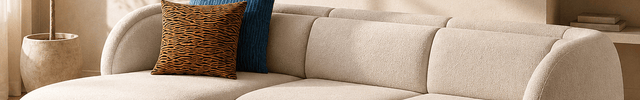 Antalya Modern L Shaped Sofa with Rounded Edges and Lounger for Living Room