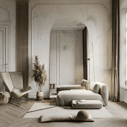 Noira Frameless HD Mirror – Full-Length Arched Floor Mirror Standing, Leaning or Hanging Body Mirror