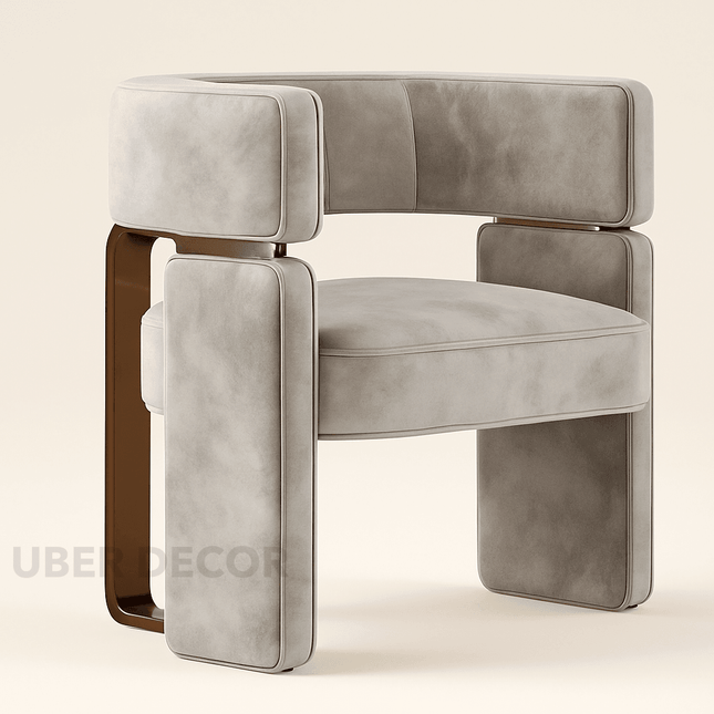 Zenith Comfort – Modern Minimalist Customizable Lounge Armchair for Living Room & Hospitality Spaces