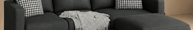 ZyraFlex 3-Seater Sofa with Side Pockets Storage - Customisable Modular Design