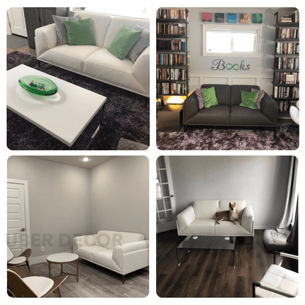 Neyra 68" 2-Seater Modern Loveseat Customisable Square Arm Sofa for Living Room or Office