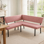 Vintage Pink Jute-Linen