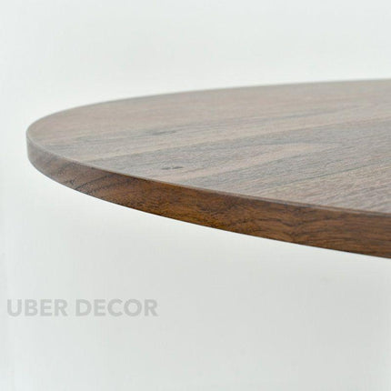 Haven Round Dining Table Contemporary Japandi Inspired Design Custom Made Minimalist Statement Piece for Modern Dining Rooms - Uber Decor