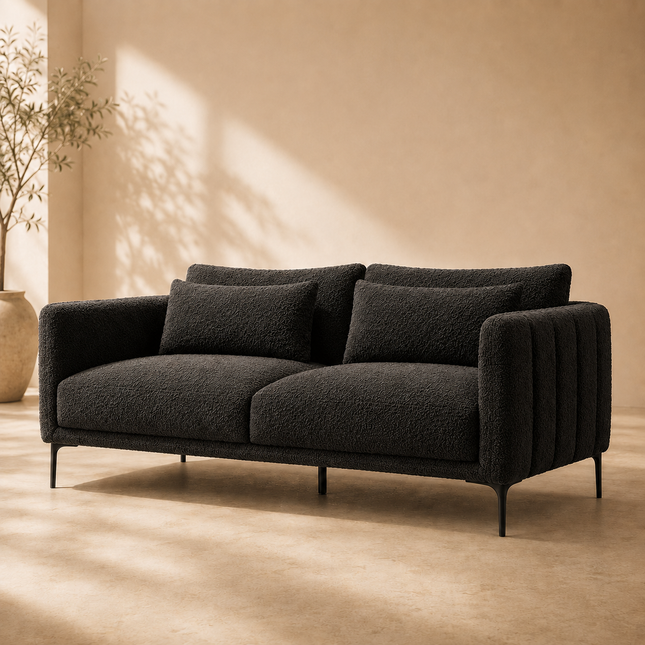 Amelise 84" Sofa- Contemporary Upholstered Extra Wide Couch for Office, Living room
