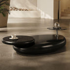 Black with Black Oak Wood Accent