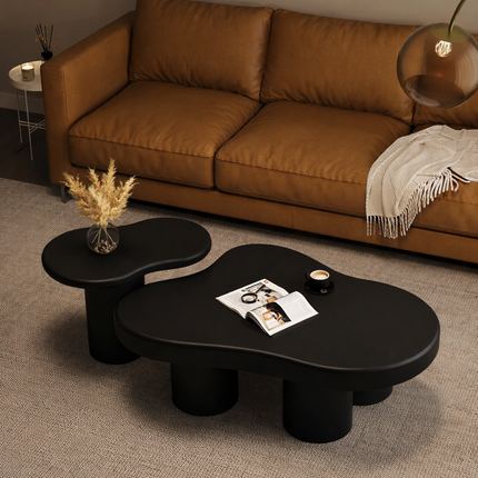 Spiti Coffee Table Contemporary Sculptural Center Table Inspired By Mid Century Modern Japandi Scandinavian Design Solid Wood For Living Room