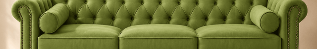 Arbeloa Traditional 3-Seater Chesterfield Curved Sofa - Luxury Couch for Living & Lounge Areas
