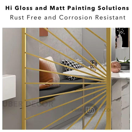Stylish Partition Wall Living Room Screen Room Divider - Custom Metal Partitions in Stainless Steel