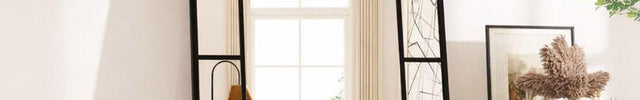 Double Arch Spectrum Full Length Metal Frame French Window Mirror – Uber Decor
