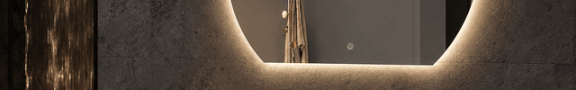 Daisy Round LED Vanity Mirror – Frameless Wall Hanging Mirror with Front Lit or Back Lit