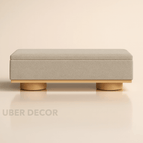 Warm Beige Fuzzy Boucle